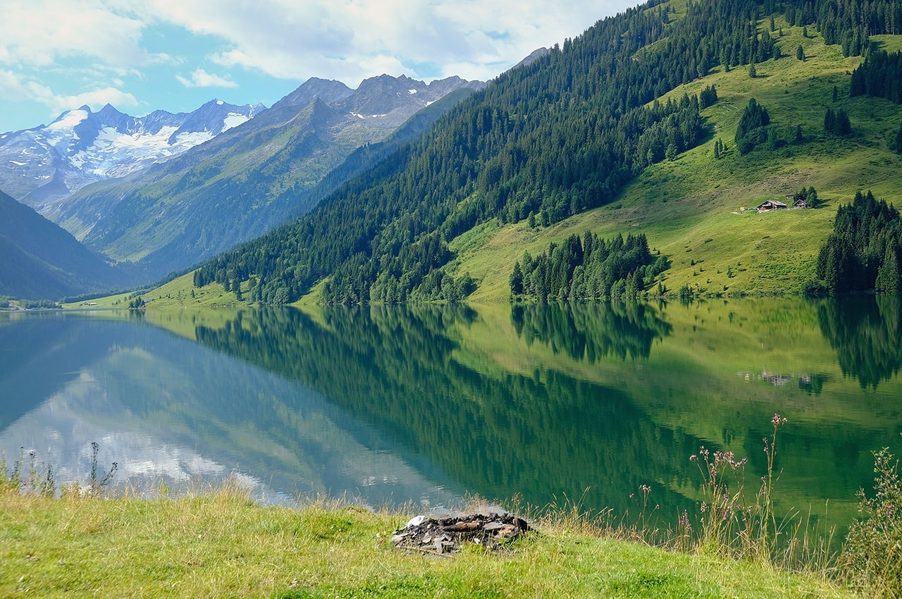 Mountain Lake Reflection