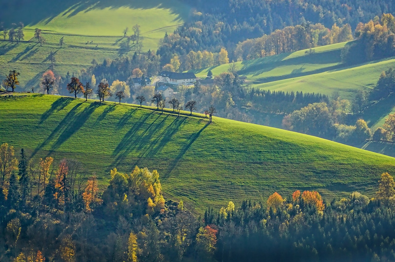 Autumn Countryside Landscape