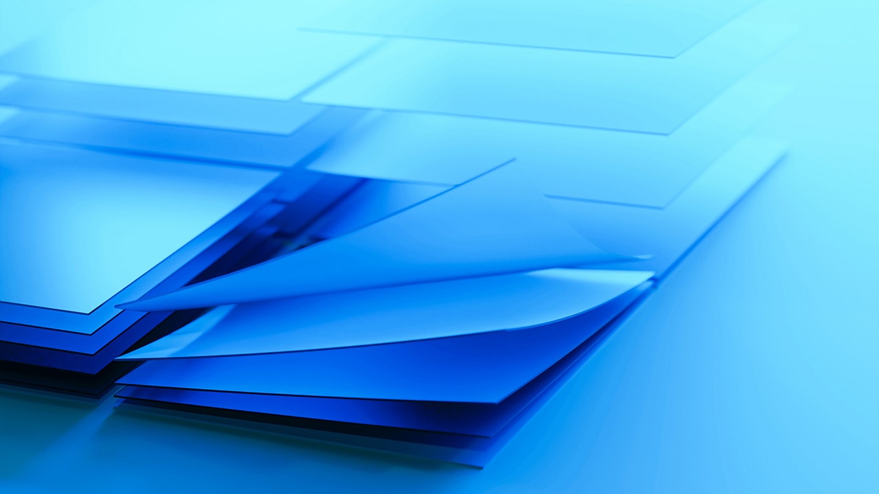 Windows Logo Blue Layers