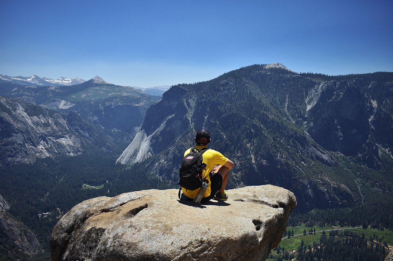 Man at Yosemite