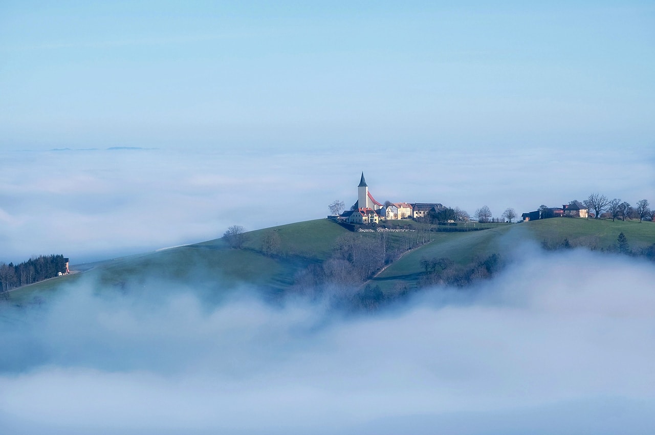 Misty Austria Countryside