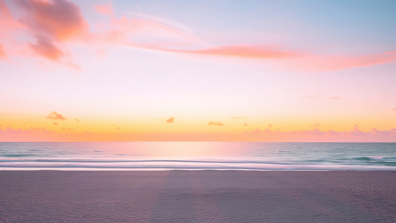 Sunset Horizon Beach