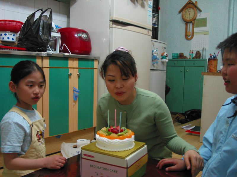 2002년 은미의 생일날