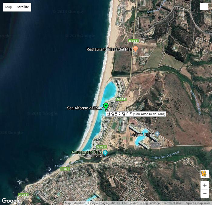 세계에서 가장 넓은 수영장을 가진 리조트 - 산 알폰소 델 마르