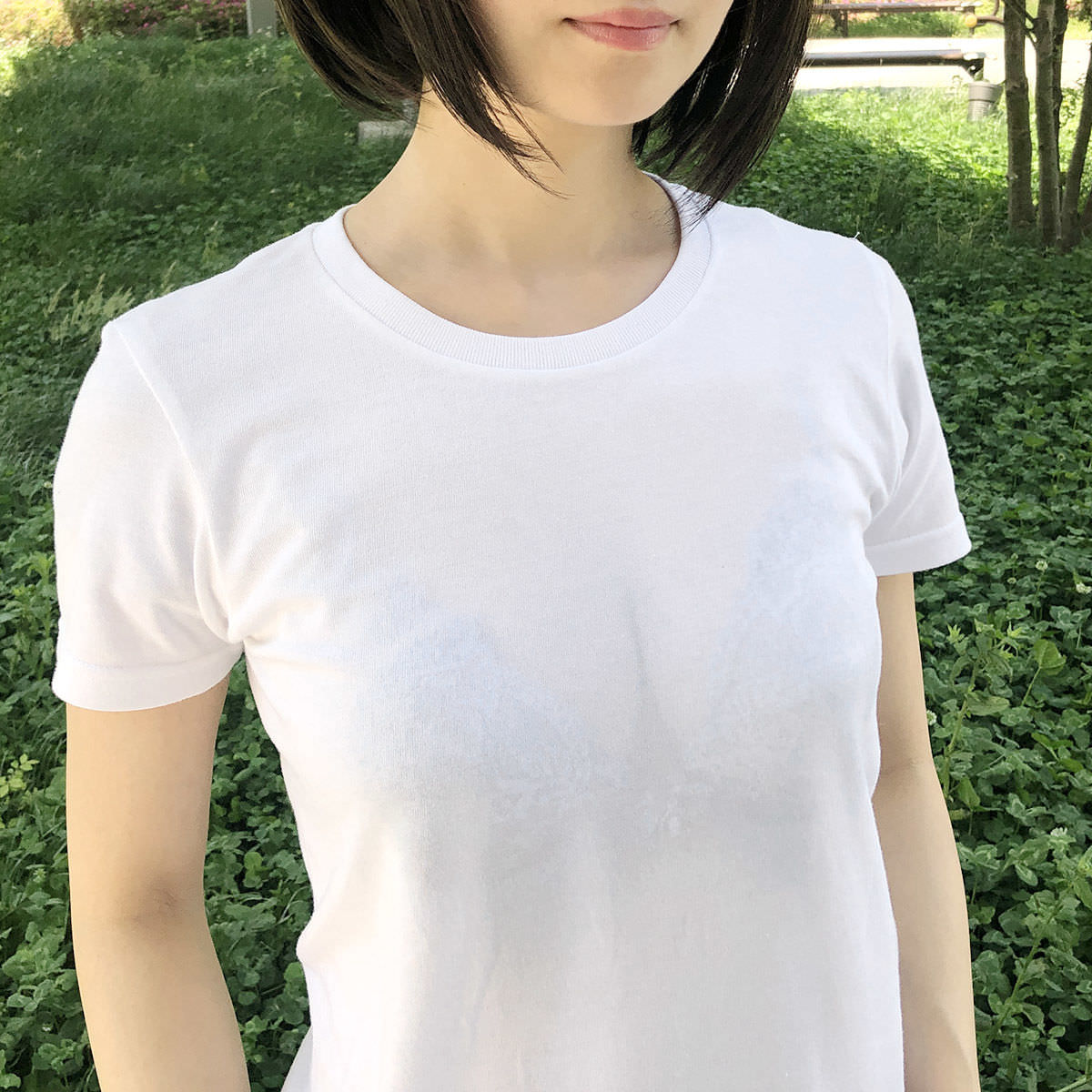 일본 히트 상품 페이크 시쓰루 티셔츠
