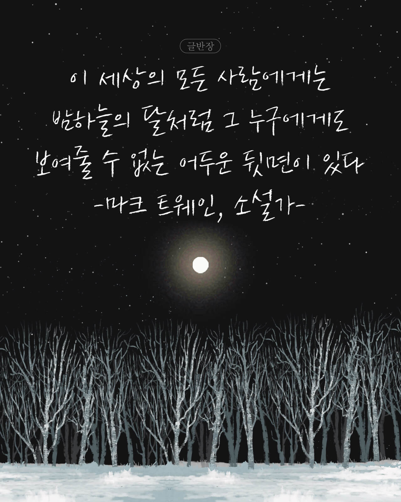 이 세상의 모든 사람에게는 어두운 뒷면이 있다 - 마크 트웨인, 소설가