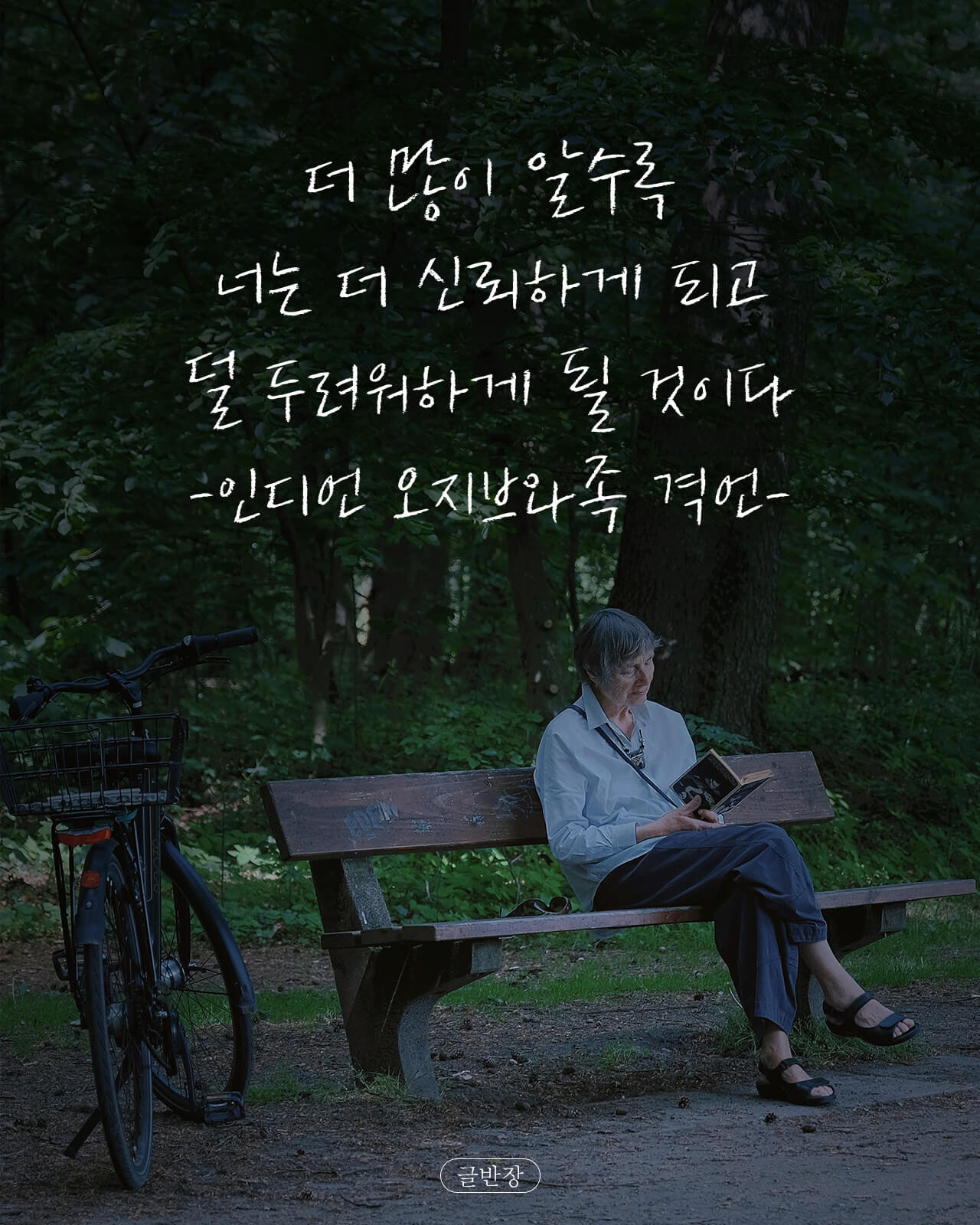 더 많이 알수록 - 인디언 오지브와족 격언