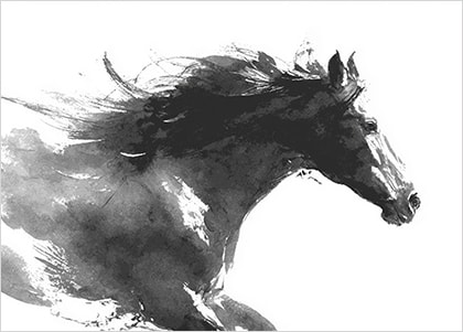 의롭고 충성스러운 말의 무덤