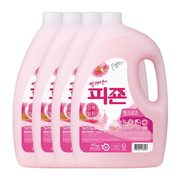 피죤 섬유유연제 핑크로즈 2500ml 4개 (12,900원 / 무료)