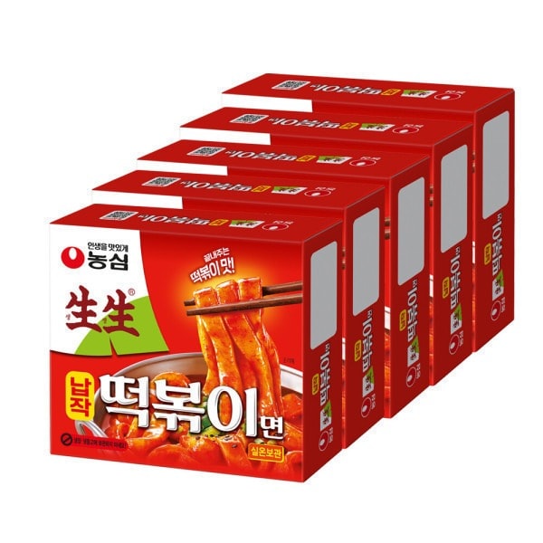 [G마켓] 농심 생생 납작떡볶이면 258g X 5개 (10,500원 / 무료)