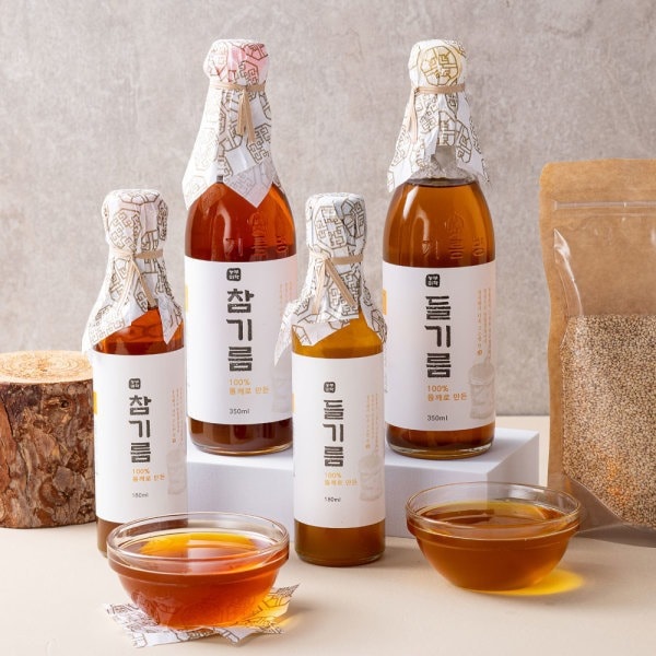 [옥션] 농부미학 저온압착 참기름 350ml X 2 (12,280원 / 무료)