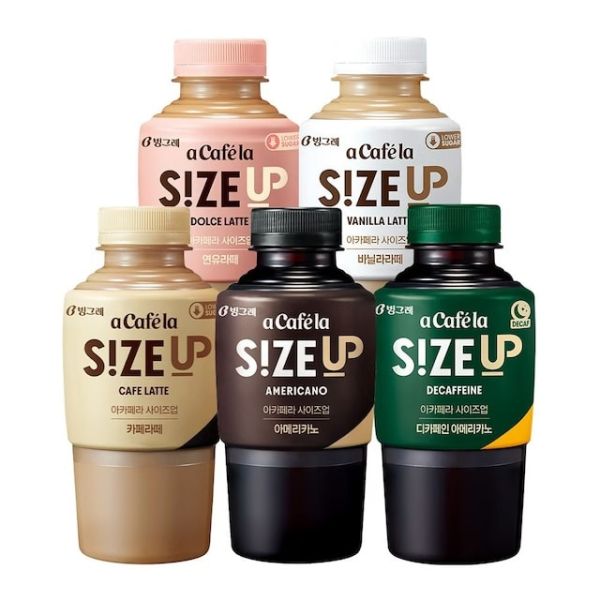 [오늘의집] 아카페라 사이즈업 5종 350ml*20입 (17,630원 / 무료)