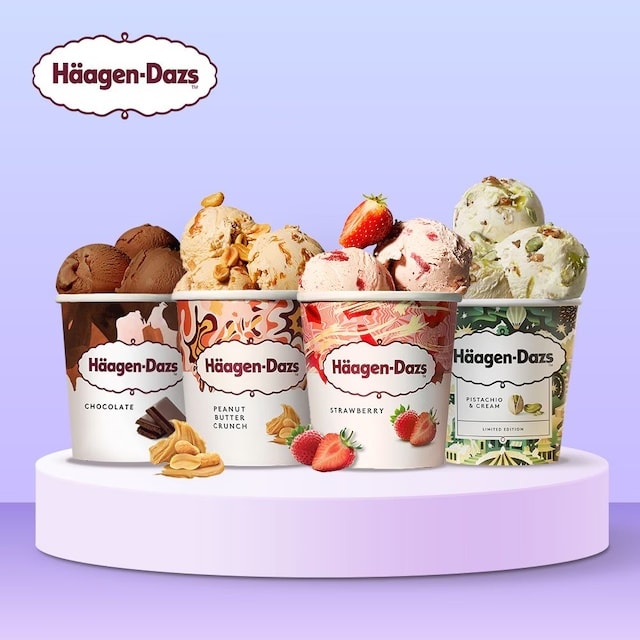 [오늘의집] 하겐다즈 2+2 프리미엄 아이스크림 파인트 4개 골라담기 (31,803원 / 무료)