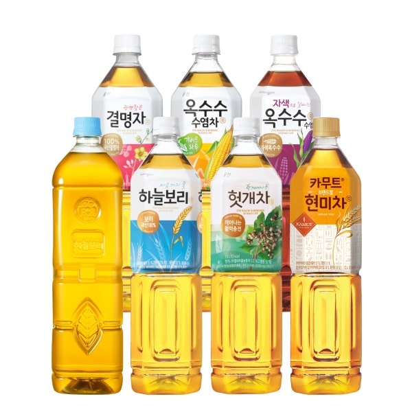 [옥션] 하늘보리 /옥수수수염차 /카무트현미차 /결명자차 외 차 7종 1.5L 12+12 골라담기 (21,670원 / 무료)